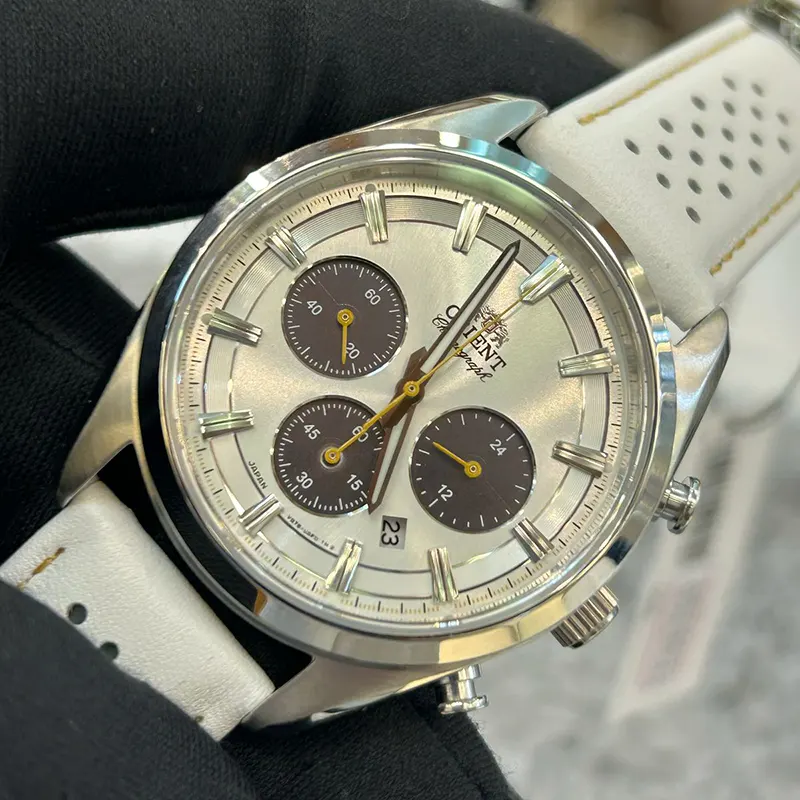 Orient Contemporary Solar Limited Edition White Dial Men's Watch- RN-TX0308S